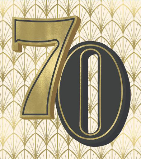 Picture of 70TH BIRTHDAY CARD